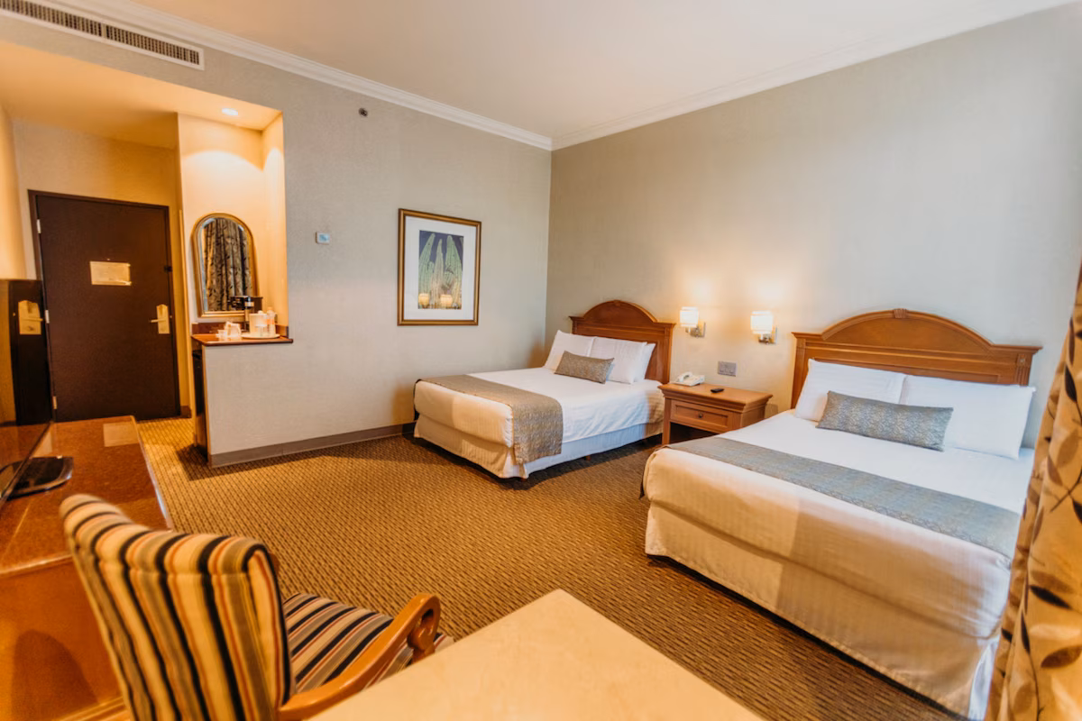Deluxe double room angle 2