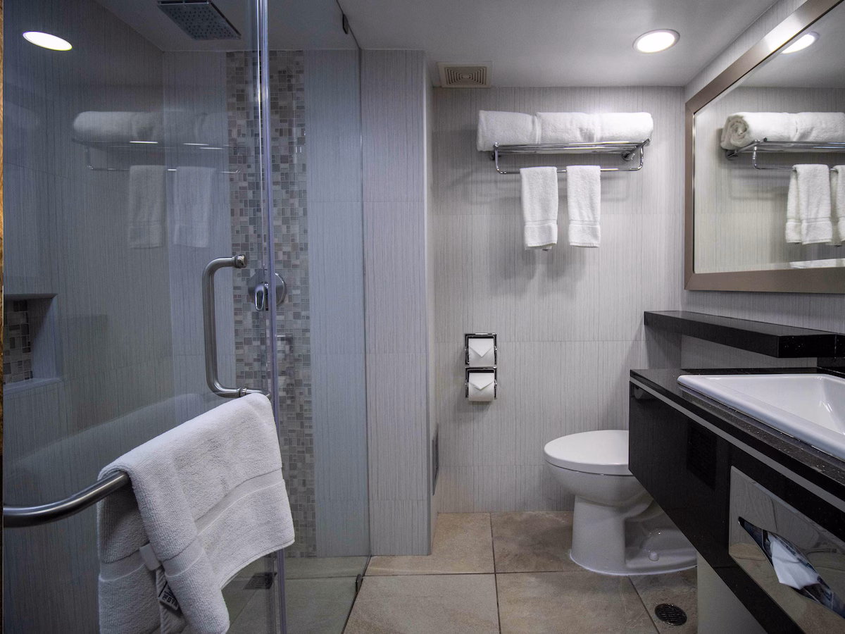 Deluxe suite bathroom